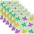 thumbnail image 3 of Coolnut Mardi Gras Cloth Napkins Set of 4, Reusable Washable Polyester Dinner Table Napkins for Family, Weddings, Parties, Home Decor, 20 x 20 Inch Washcloth Gift, 3 of 7