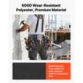 thumbnail image 5 of KFFKFF Tool Belt with 22 Pockets and Adjustable Suspenders, Heavy-Duty Utility Belt for Electricians, Carpenters, and Construction Workers, Adjustable Waist Size 32 to 68 Inches, 5 of 9