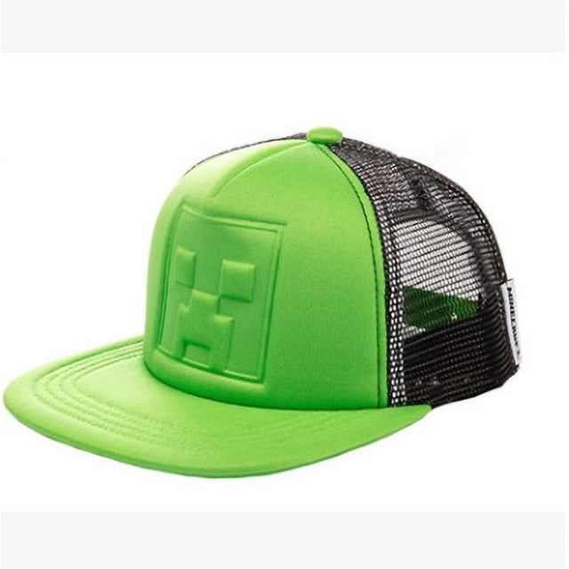 Minecraft Baseball Cap Creeper Female Steve Visor