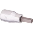 thumbnail image 1 of SK Hand Tool 41210 Drive Hex 1/4-Inch Bit Socket, 3/8-Inch, Chrome, 1 of 2