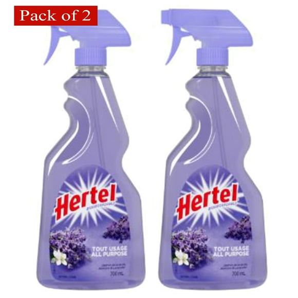 Hertel All Purpose Spray Cleaner Jasmine & Lavender, 700ml (Pack of 2)