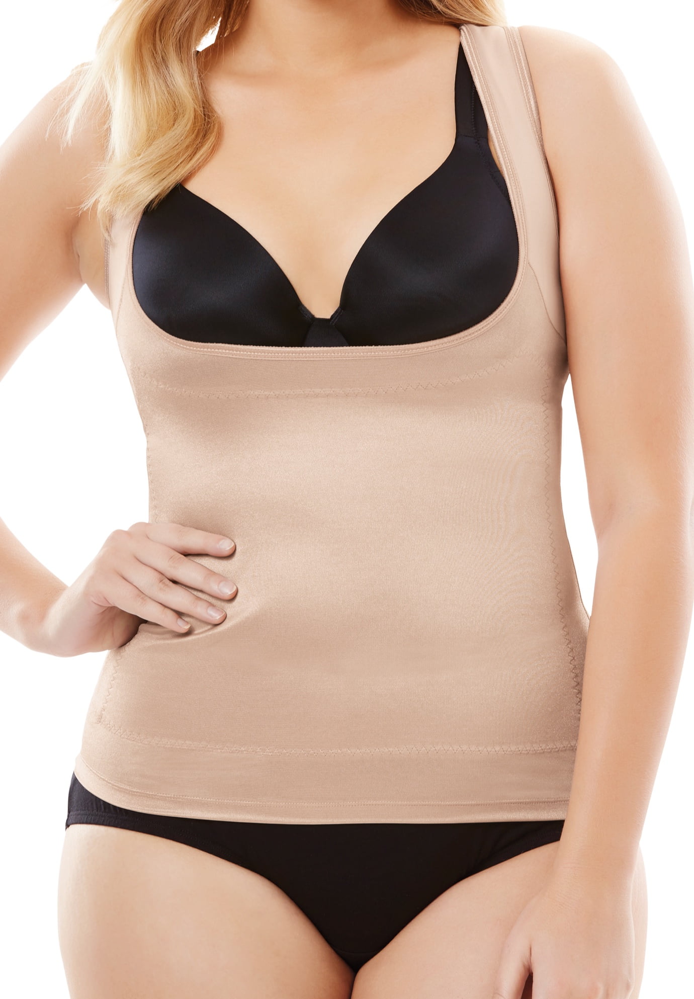 New SHAPEWEAR CURVE Lace Control Body Wear Your Own Bra in Nude PLUS SIZE 