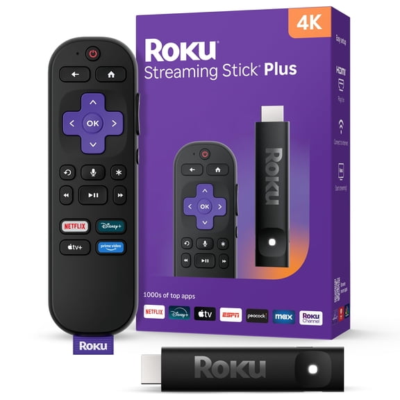 Dispositivo de streaming Roku Streaming Stick Plus 2025 4K y HDR