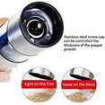 thumbnail image 5 of Electric Salt and Pepper Grinder Set - Battery Operated Stainless Steel Mill with Light, Pack of 2, Automatic One Handed Operation - Electronic Adjustable Shakers - Ceramic Grinders, 5 of 5