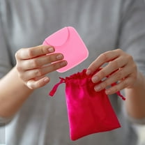 Hemoton Menstrual Cup Storage Box .30X7.30X4.50CM Pink
