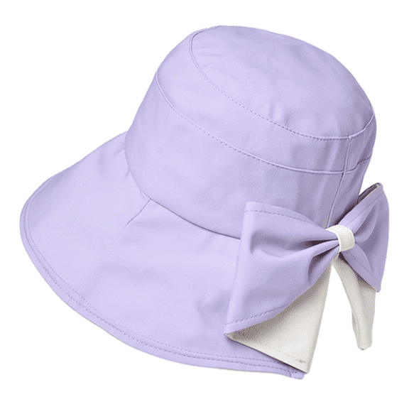 Bucket Hat Travel Sun Hat Packable Fishing Hat Outdoor Fisherman Cap Hiking Beach Hats for Women - purple