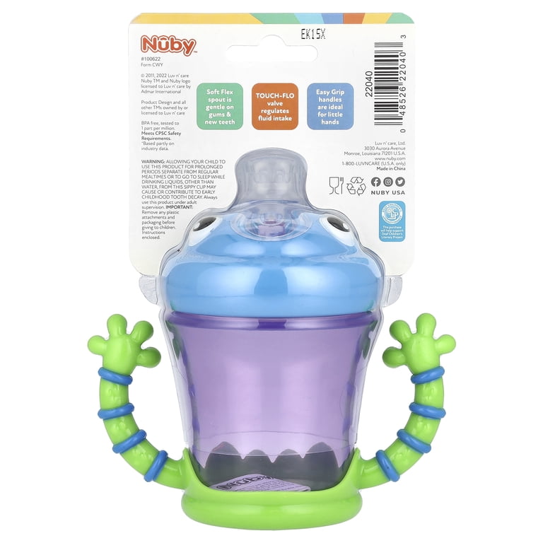 Nuby Monster Super Spout Soft Spout Trainer Sippy Cup - Walmart.com