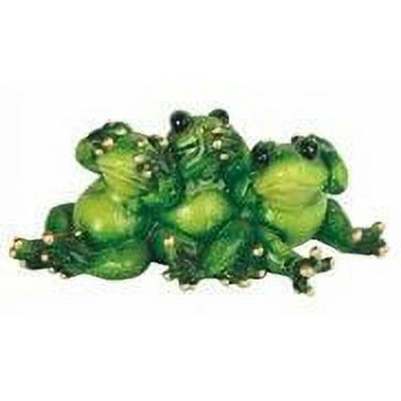 FC Design 8"W Hear-No, See-No, Speak-No Evil Frog Statue Animal Decoration Figurine Set