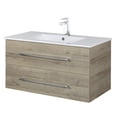 thumbnail image 6 of Cutler Kitchen And Bath Fv 36 Kato 36" Wall Mounted Single Basin Vanity Set - Dorato, 6 of 7