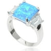 Alexandria Collection Sterling Silver 1-1/8 Carat T.G.W. Gemstone Ring