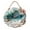 A, variant on Wall Clock Silent Non Ticking, VVQ Pearl Of Time Beach Themed Battery Operated Nautical Decor Hanging Clock with Rope Wall Art