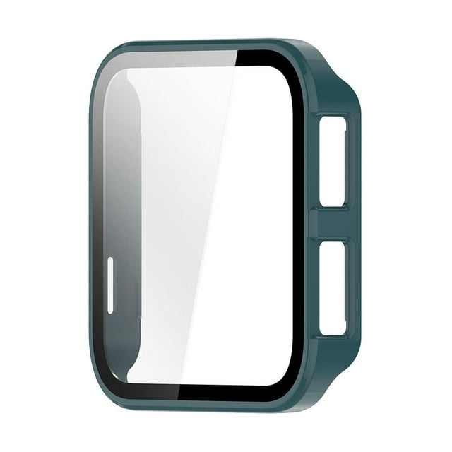 Watch Case with Screen Protector for Smartwatches - Shatter-Resistant PC and Tempered Glass, Compact and Lightweight