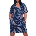 thumbnail image 1 of Banco de ballenas Vestido suelto con bolsillos Vestidos Ropa de mujer, 1 of 6