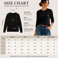 thumbnail image 7 of QUALFORT Women’s Crew Neck Pullover Sweater, Soft Lightweight Long Sleeve Knit Top, Solid Color Casual Sweater, Black L, 7 of 7