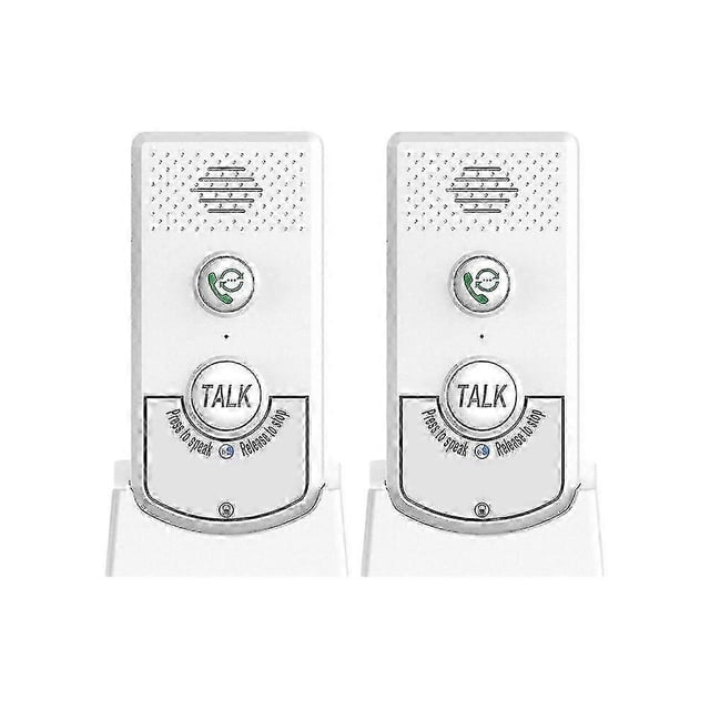 2 Pack Intercoms Wireless for Home Voice Bidirectional Caller Home Ultra Long Distance Portable
