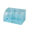 thumbnail image 1 of Xingzhi Unisex Pen Holder Stylish Desk Accessory For Tidy Workspace Suitable For Various Stationery Light Blue 480g 1Set, 1 of 6