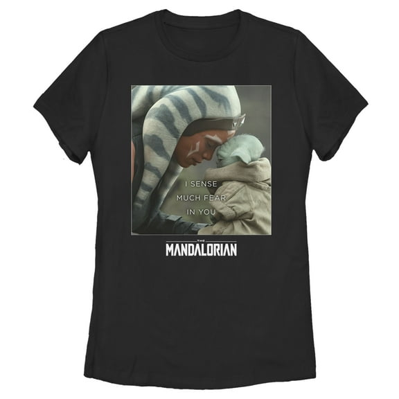 Women's Star Wars: The Mandalorian Ahsoka Fear In You Graphic Tee Black X Large