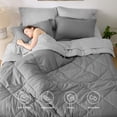 thumbnail image 2 of Juego de edredón Bedsure King Size, 7 piezas, reversible, 2 of 7