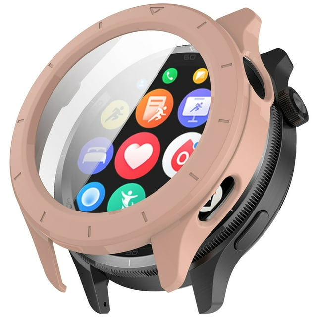 Protection Intégrée Compatible avec Montre Intelligente PC + Étui en Verre Trempé avec Protection d'Écran