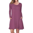 thumbnail image 1 of Vestidos casuales de manga larga con bolsillos para mujer Xemadio LRWJ1046-31, 1 of 7