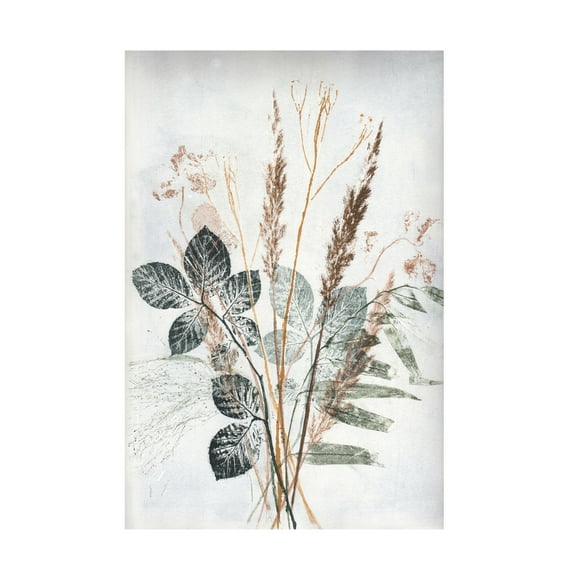 Canvas Wall Art - Pernille Folcarelli 'Bouquet 2 Natural' Wall Art for Living Room, Bedroom, or Office Décor by Trademark Fine Art - 12 x 19 Inches