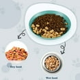 thumbnail image 5 of 12Pack Plastic Plates, Cat Bow, Reusable 6 Inch Unbreakable Deep Plates Eco-Friendly for Kittens and Short Legged Kitten, Wheat Straw, 5 of 8