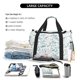 thumbnail image 5 of Fotbe Dragonfly Bolsa de Viaje con Estampado, Bolsa de Fin de Semana para Mujer con Compartimento para Zapatos, Bolsa de Gimnasio con Bolsillo Húmedo, 5 of 7