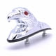 thumbnail image 5 of Guardabarros delantero universal para motocicleta con estatua de adorno de cabeza de águila para marcos y accesorios de moto de cross ATV, capó de coche, 5 of 5
