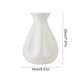 thumbnail image 3 of Plastic Decorative Vase | Imitation Glazed Finish | Home Living Room Accent | Modern Flower Pot for Fresh or Dried Arrangements | Versatile Decoration | 20x13.5cm, 3 of 6