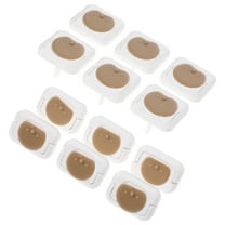 LOLIPPYY 12 Pcs Baby Proof Outlet Covers Light Brown ABS Electrical Socket Protectors for Protection