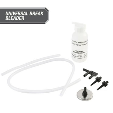 Hyper Tough Universal Automotive Plastic Fit Brake Bleeder Kit Model with Magnet