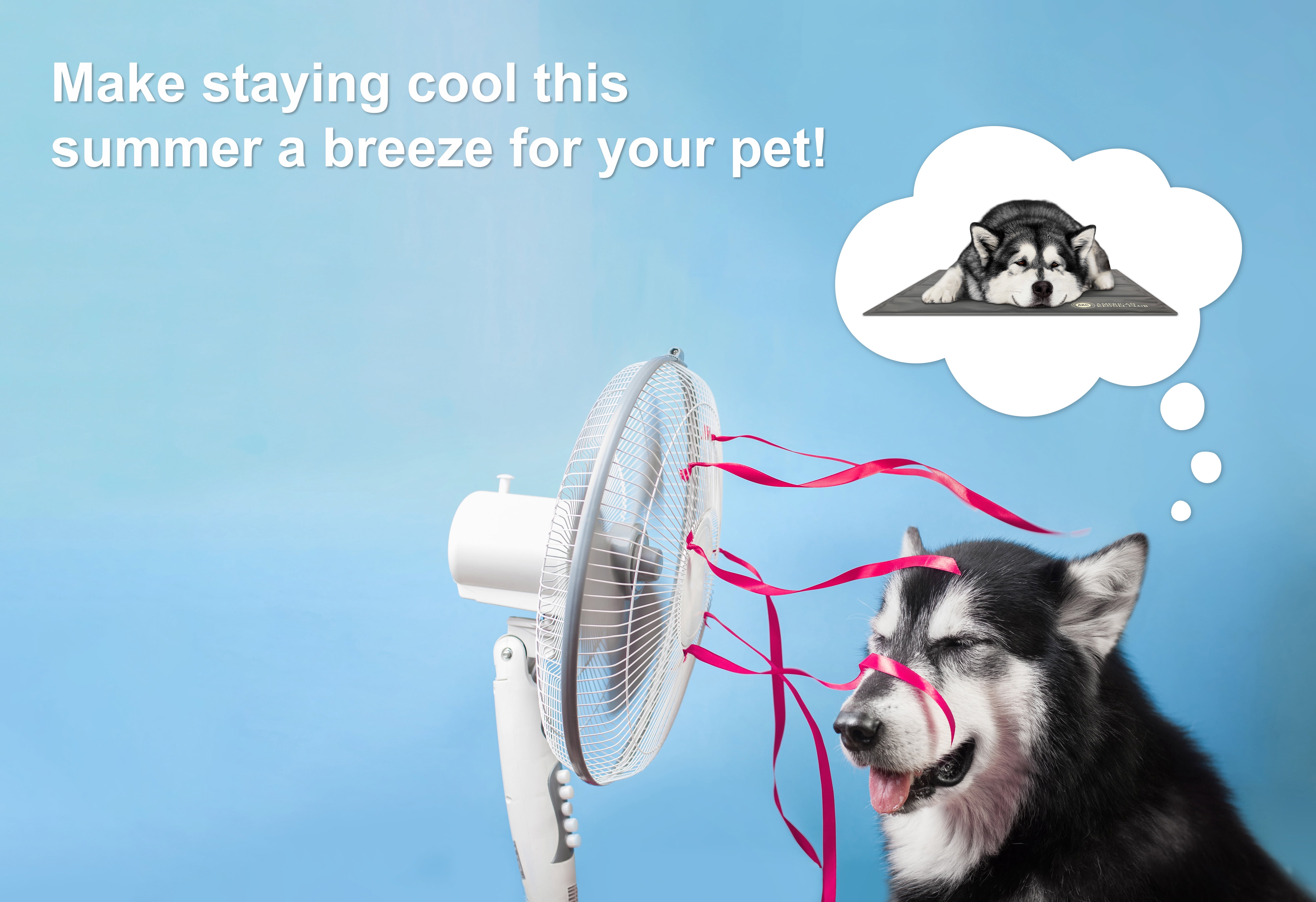 akc reversible pet cooling mat