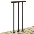 thumbnail image 2 of OYEAL Black Deck Railing Kit, Outdoor  Balcony Rail Kit with Balusters, Heavy-Duty Guard Fence for Porch, Patio, Garden, 2 of 7