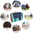 thumbnail image 4 of 200 X 200 Cm Large Picnic Blanket Waterproof Backing Anti Sand, Beach Blanket 3 Layers, 4 of 4