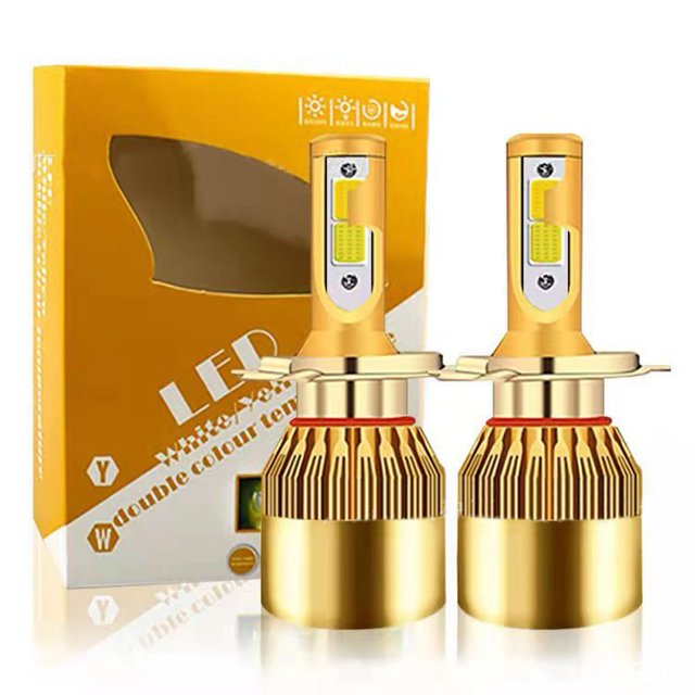 Bombilla de faro LED H4 H13, alto brillo, tiempo de inicio rápido, Kit de conversión de lente de luz principal de proyector