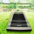 thumbnail image 2 of Dakota 283 G3 Washable Portable Padded Kennel Mat Crate Bed for Dogs/Pets, Large, 2 of 11