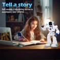 thumbnail image 3 of Bamboohart Smart Robots For Kids  Large Programmable Interactive Rc Robot With Voice Control  App Control  Present For 4 5 6 7 8 9 Years Old Kids, 3 of 7