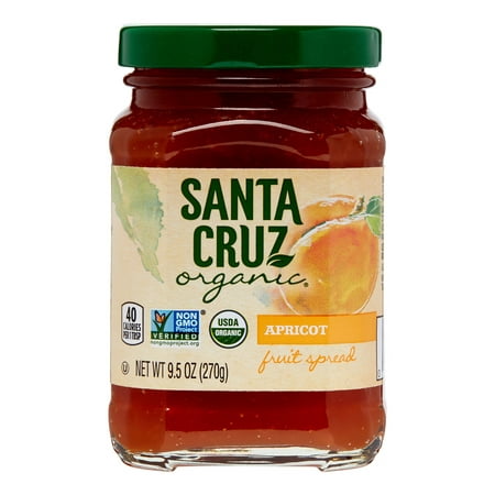 Santa Cruz Organic Apricot Fruit Spread, 9.5 Oz