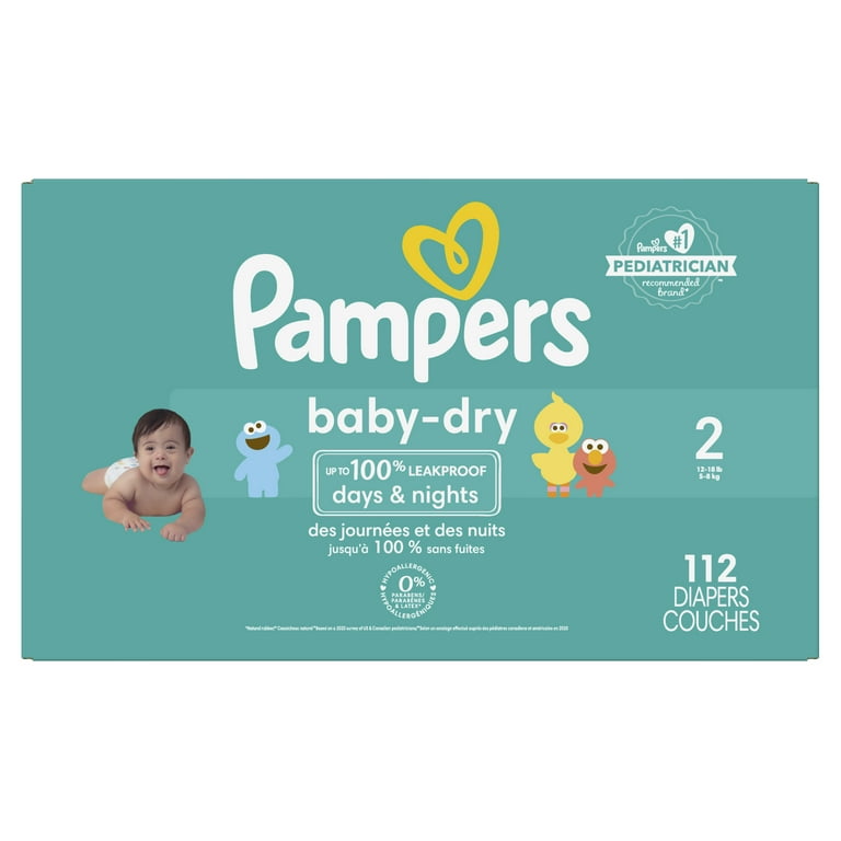 Pampers Couches baby-dry taille 2 Mini, 4-8 kg, CHF 12.93