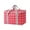 Red, variant on Lunch Bag Anckoeil Outdoor Large Capacity Picnic Bag Camping Picnic Basket Travel Picnic Bag Portable Bento Bag Thermal Insulation Bag