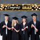 thumbnail image 1 of Xihbxyly Pancarta de Graduación, Decoración Vibrante de Poliéster, Birrete de Graduación Fácil de Instalar, Diseño de Certificado Llamativo, Ideal para Celebraciones de Fiestas, Eventos Escolares y C, 1 of 7