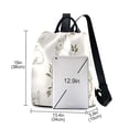 thumbnail image 3 of FORMRS Women's Travel Backpack Purse Anti-theft Hidden Pockets Casual Shoulder Bag, Beige Rabbits and Carrots, 3 of 7