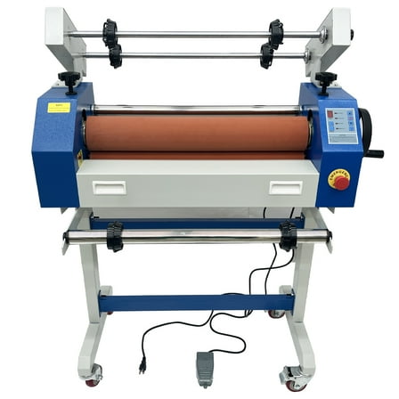 25" Semi-auto Cold Laminating Machine Electric Manual Dual-purpose Cold Laminating Machine for Vinyl Picture Photo 110V