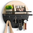 thumbnail image 1 of Portallaves Decorativo de Pared con Estante y Ganchos dreampossible, 1 of 7
