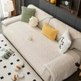 thumbnail image 3 of Solid Color Sofa Cover, 1 Count Non-slip Elastic Sofa Slipcover, Couch Covers, Universal Sofa Protector, Soft Comfortable Sofa Towel Or Throw Pillowcase, Sofa Protector for Home Living Room, Funky, 3 of 9
