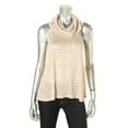 thumbnail image 2 of Hippie Rose Womens Juniors Cowl Neck Striped Tank Top, 2 of 2