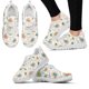 thumbnail image 1 of Zapatillas bohemias para mujer, con estampado floral bohemio, blancas, de suela suave, con flor de anacardo, deportivas de moda para gimnasio, 1 of 6