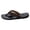 Black, variant on Mens Flip Flops Arch Support Summer Casual Outside Wear Beach Non Breathable Flip Flops Clip Toes Big Size Flat Bottom House Shoes for Men