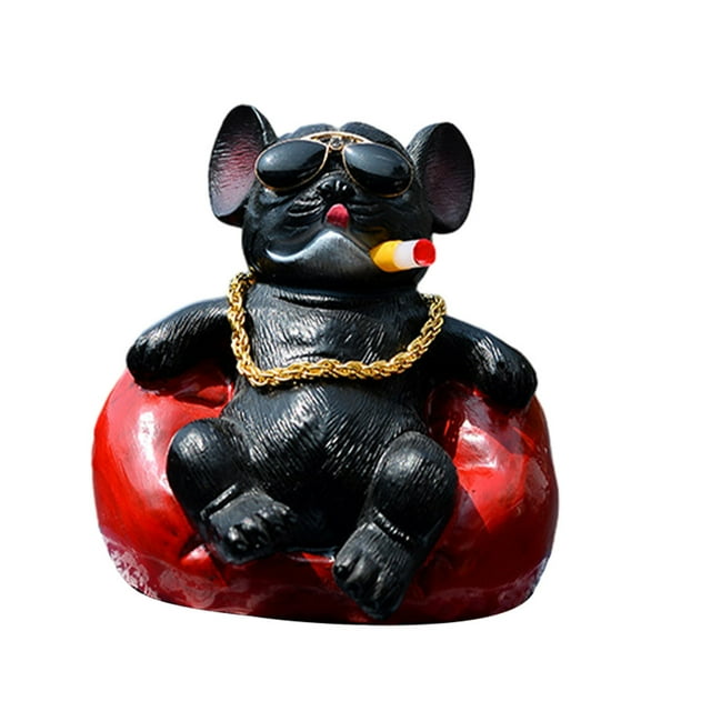 relayinert Exquisite Car Interior Dog Ornaments Easy Installation Guaranteed Versatile Car Interior Decorations Style1 1Set