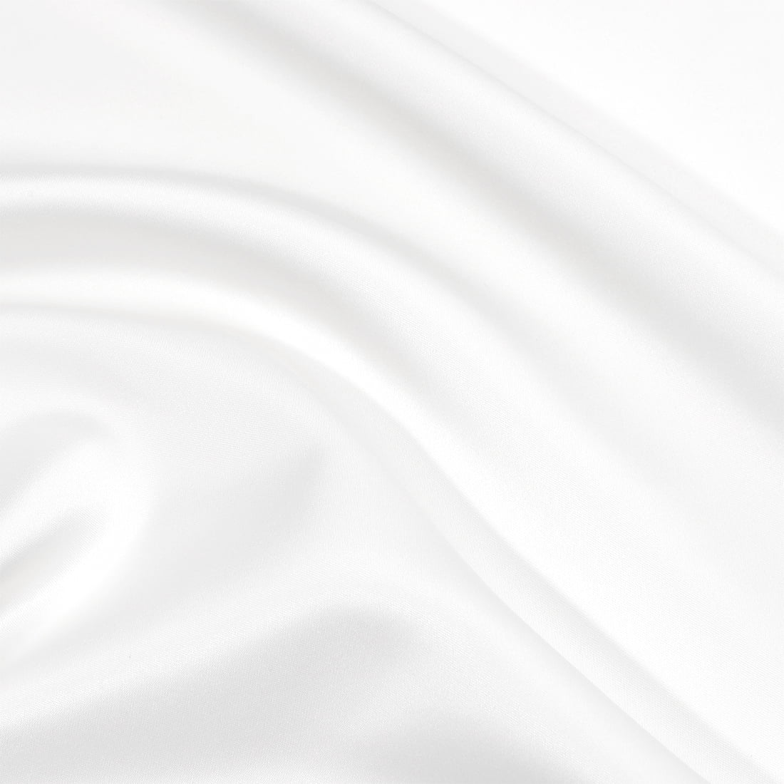 Unique Bargains 2-Piece Satin Ruffled Edge Pillowcases, Standard, White